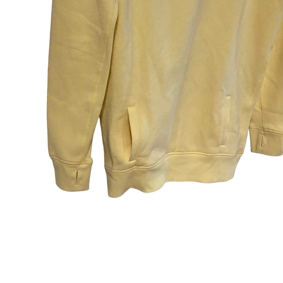 Zyia Cowlneck Oh So Soft Yellow pullover pockets Hoodie XS - Picture 6 of 10